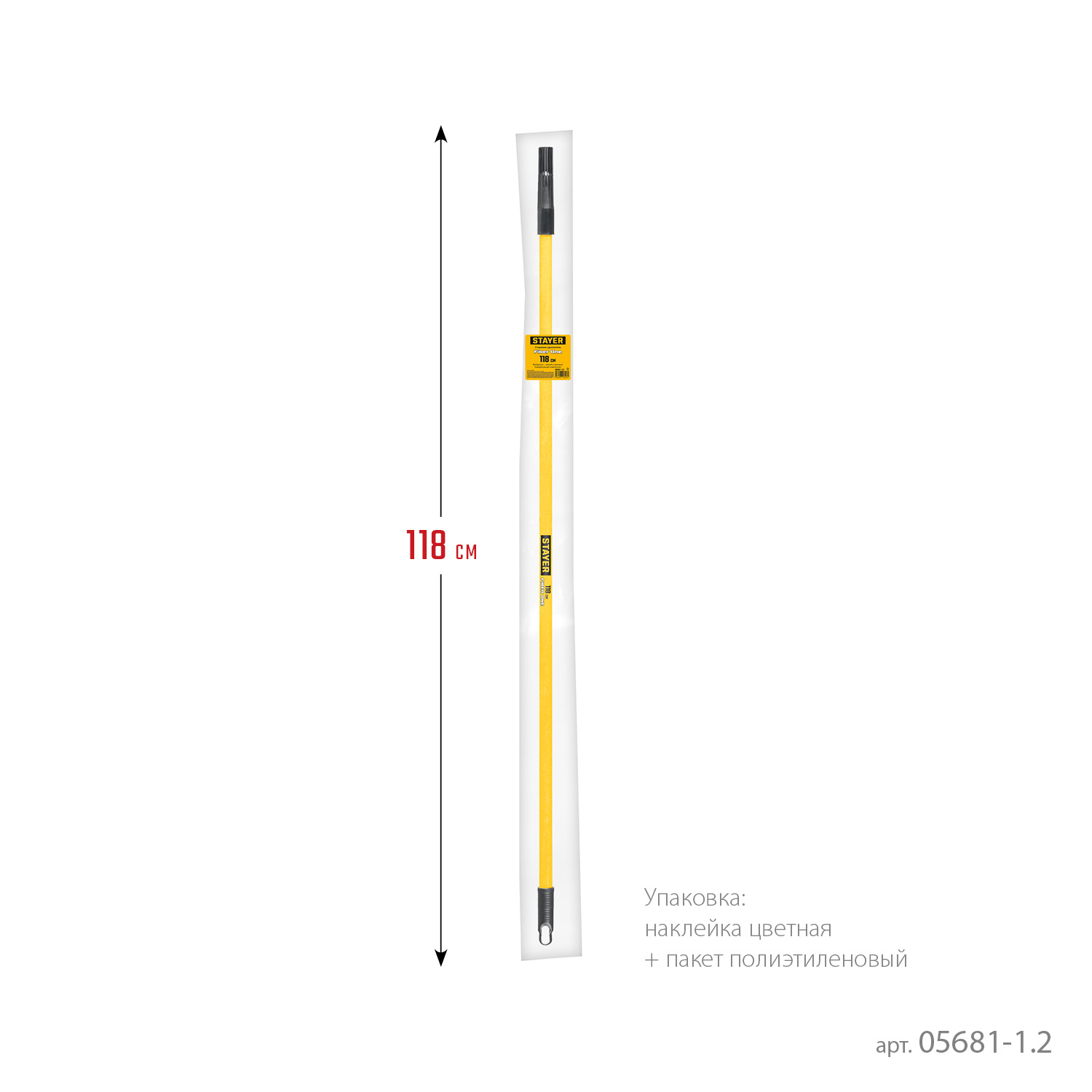 STAYER FIBER-ONE 1,18 м, фиберглассовый стержень-удлинитель, Professional (05681-1.2) — фото 6
