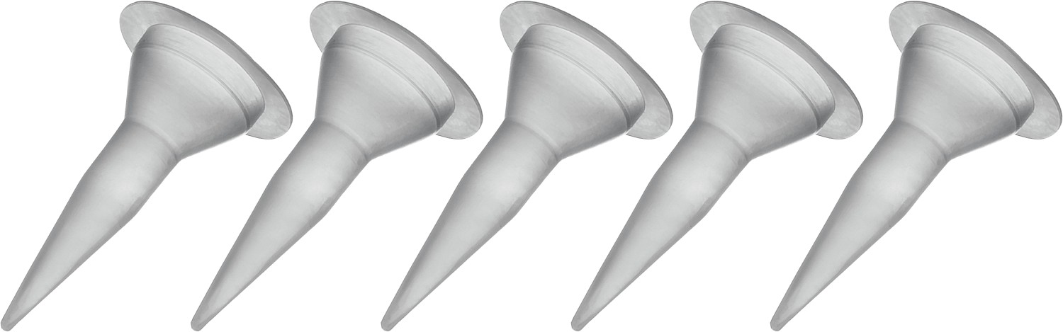 ЗУБР 5 шт, запасные сопла для закрытых пистолетов для герметика (06633-S)