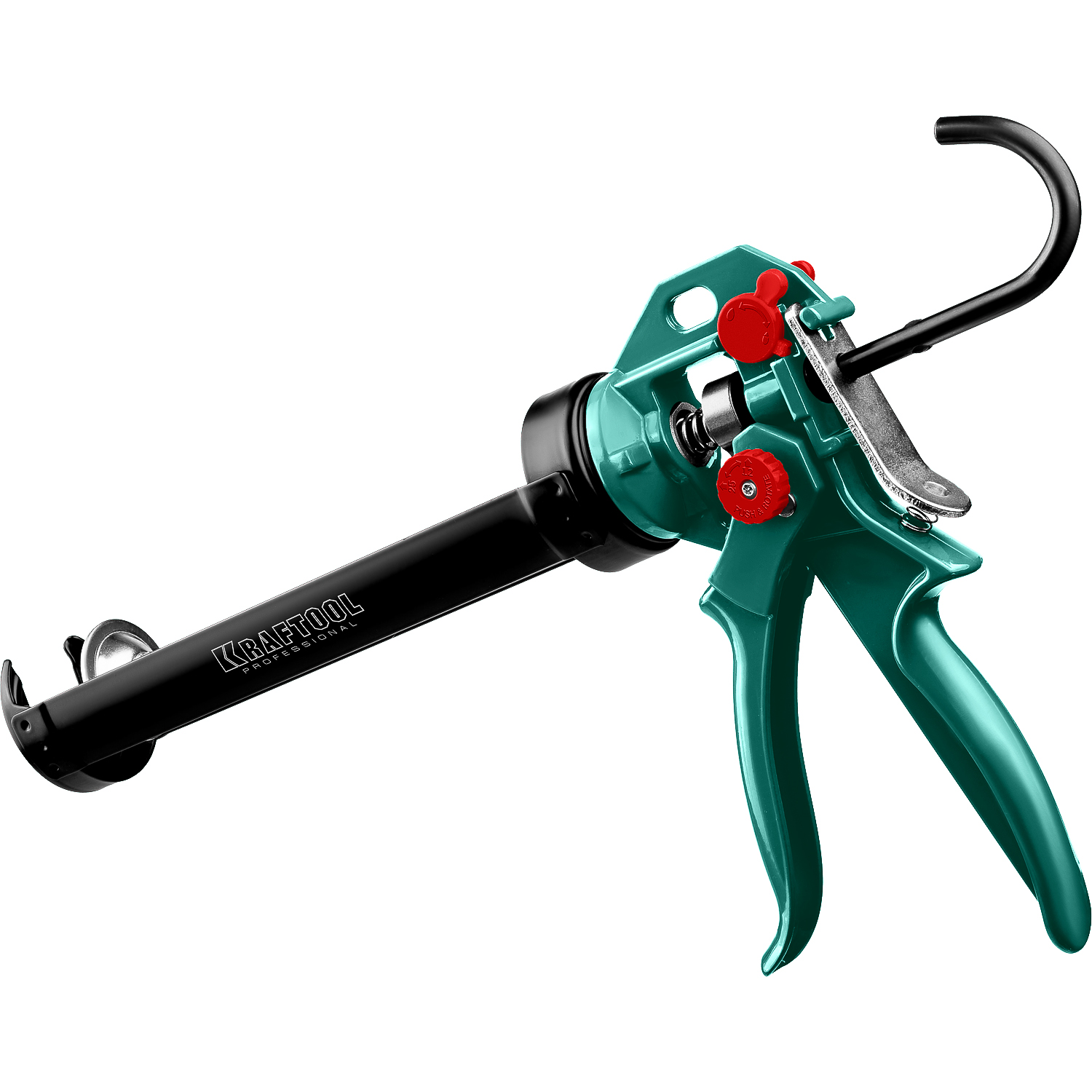 KRAFTOOL EXPERT 4-in-1 310 мл, антикапельная система, регулировка силы давления, усиленный скелетный поворотный пистолет для герметика (06675) — фото 5