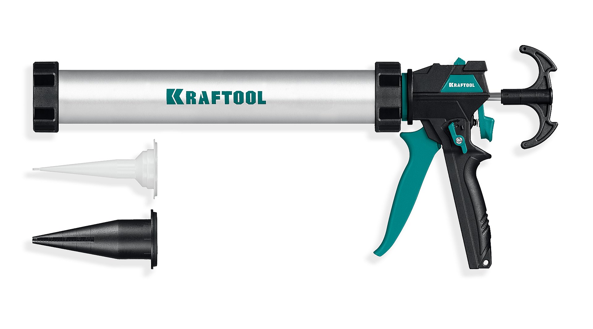 KRAFTOOL ULTRA 600 мл, прямой забор, регулировка силы давления, вариативная антикапельная система, закрытый пистолет для герметика (06677-60)