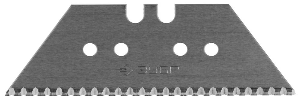 ЗУБР А24, 10 шт, трапециевидные серрейторные лезвия (09718-24-10)