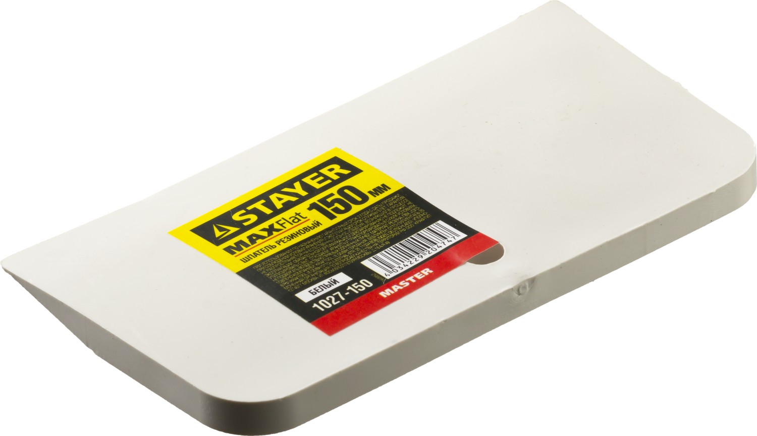 STAYER MAXFlat, 150 мм, для затирки швов эластичный, белый, резиновый шпатель (1027-150) — фото 3
