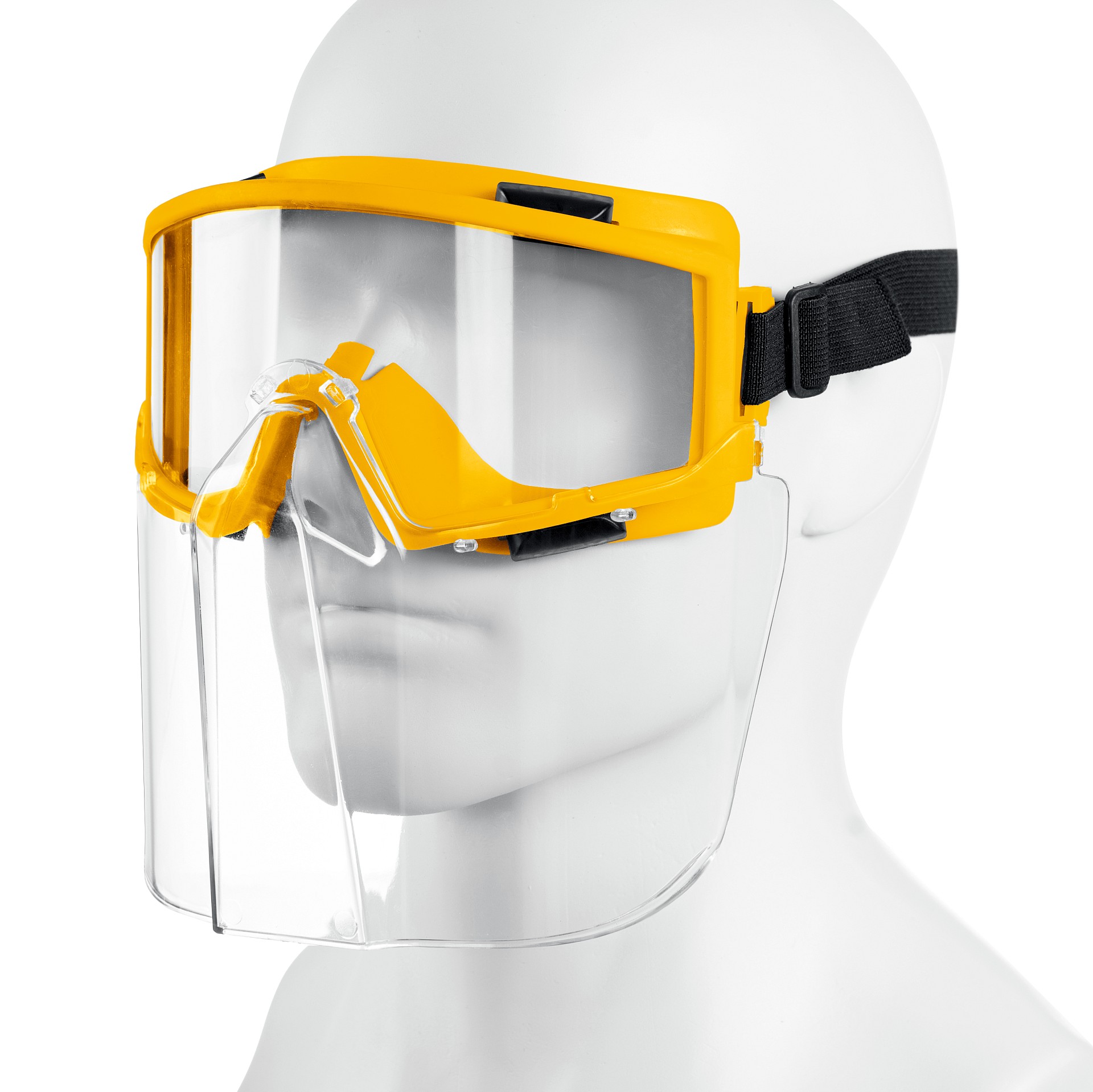 STAYER PANORAMA защитные очки закрытые со щитком, прозрачные, оптический класс 1 (110292)