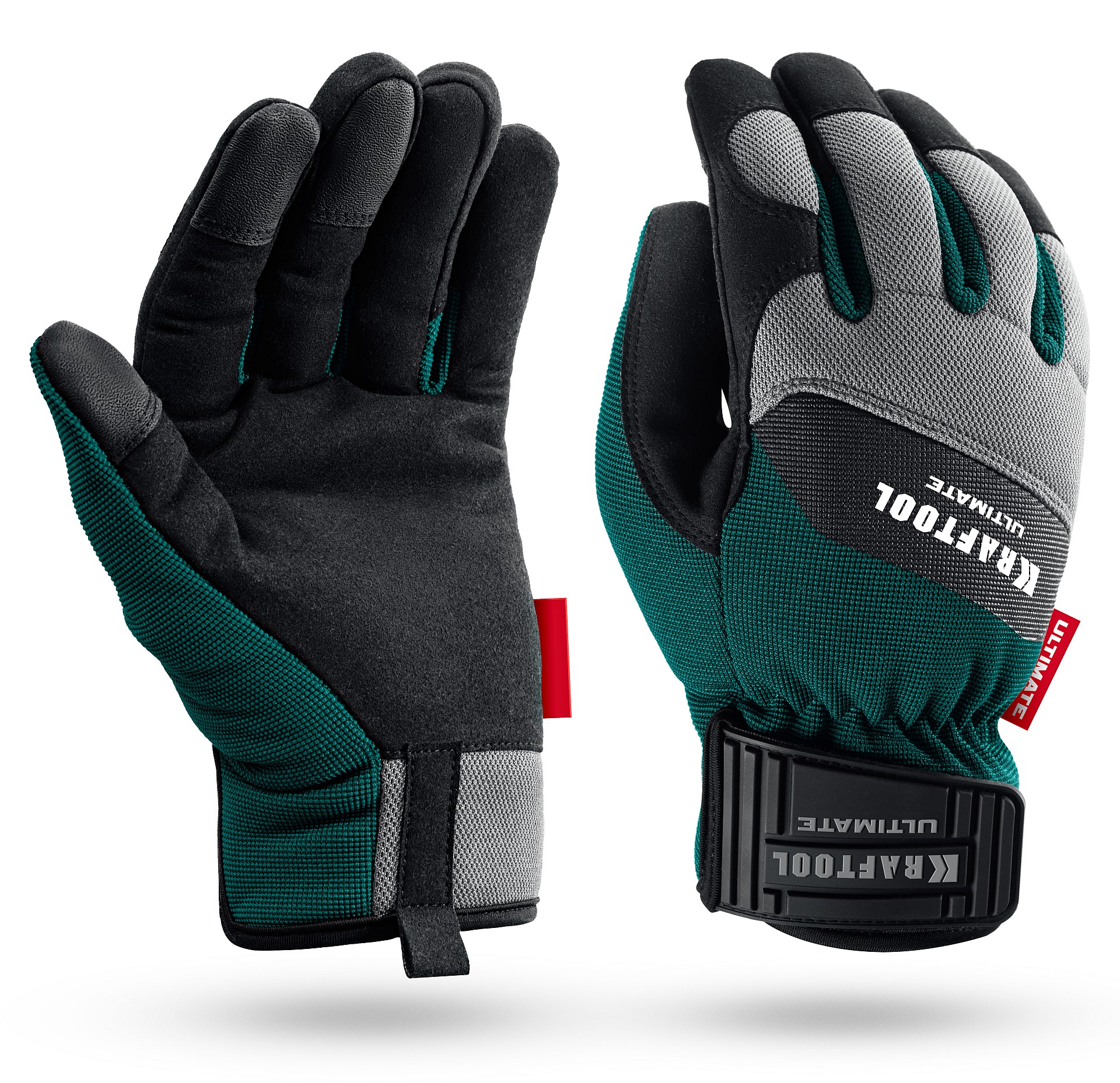 KRAFTOOL ULTIMATE р.L (9), профессиональные комбинированные перчатки, работа с сенсорными экранами (11299-L)