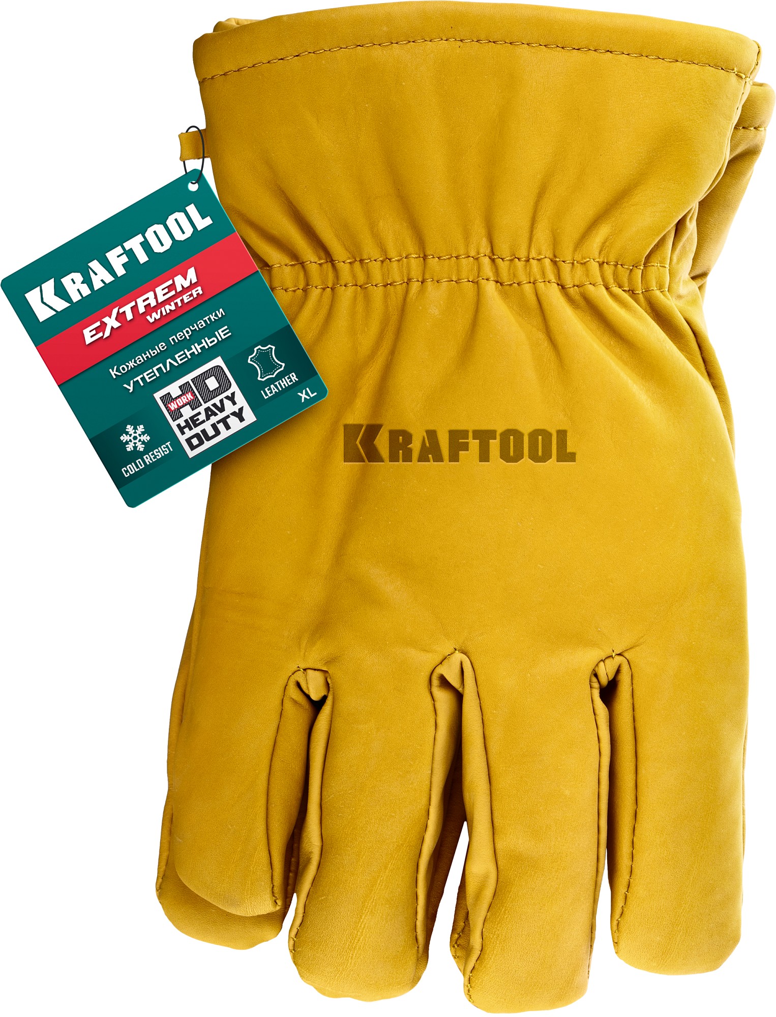 KRAFTOOL EXTREM Winter, XL (10) утеплённые кожаные рабочие перчатки (1137-XL) — фото 5