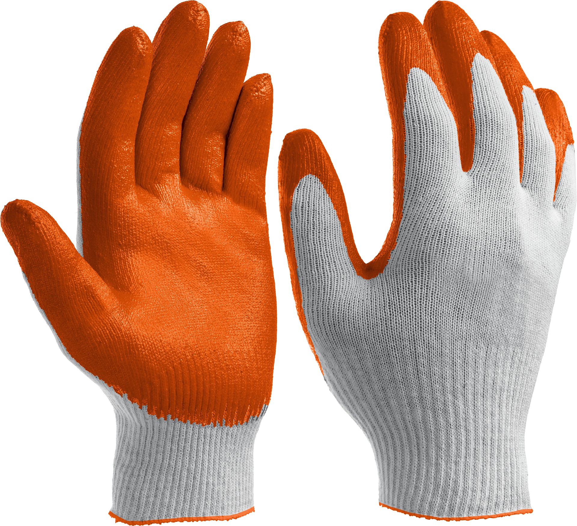 STAYER PROTECT, S-M, х/б перчатки с одинарным латексным обливом (11408-S)