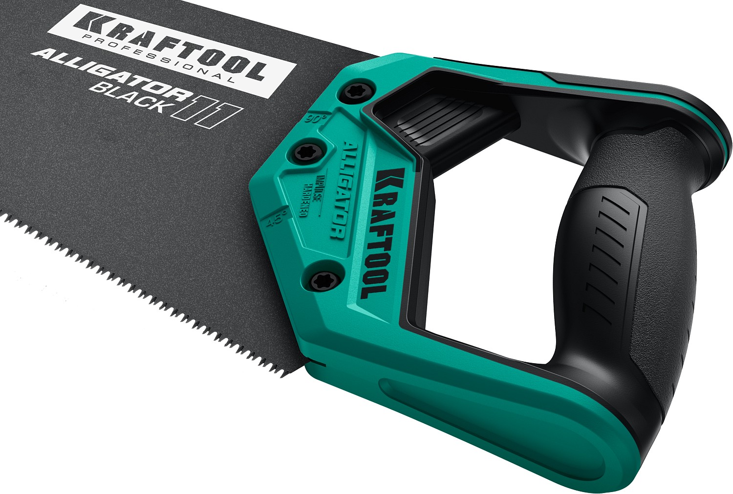 KRAFTOOL Alligator Black 11, 550 мм, ножовка для точного реза (15205-55) — фото 4
