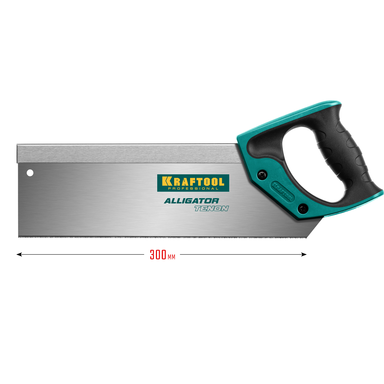 KRAFTOOL Alligator Tenon 15, 300 мм, ножовка с обушком для стусла (15228-30) — фото 7