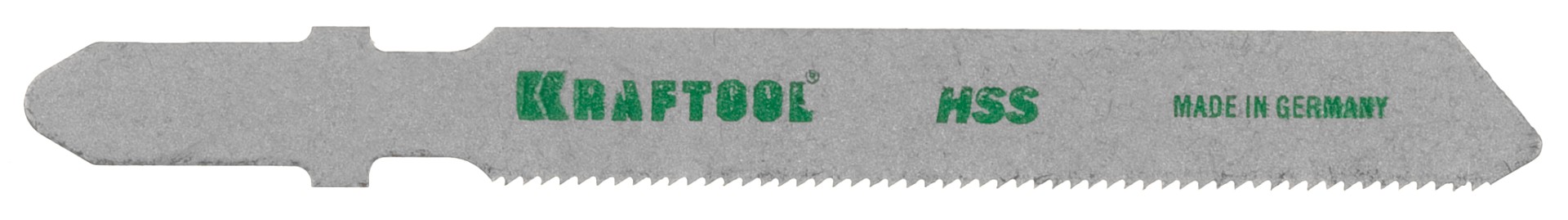 KRAFTOOL T118G, EU-хвост., по металлу HSS, шаг 0.9 мм, 50 мм, 2 шт, полотна для лобзика (159551-0,9)