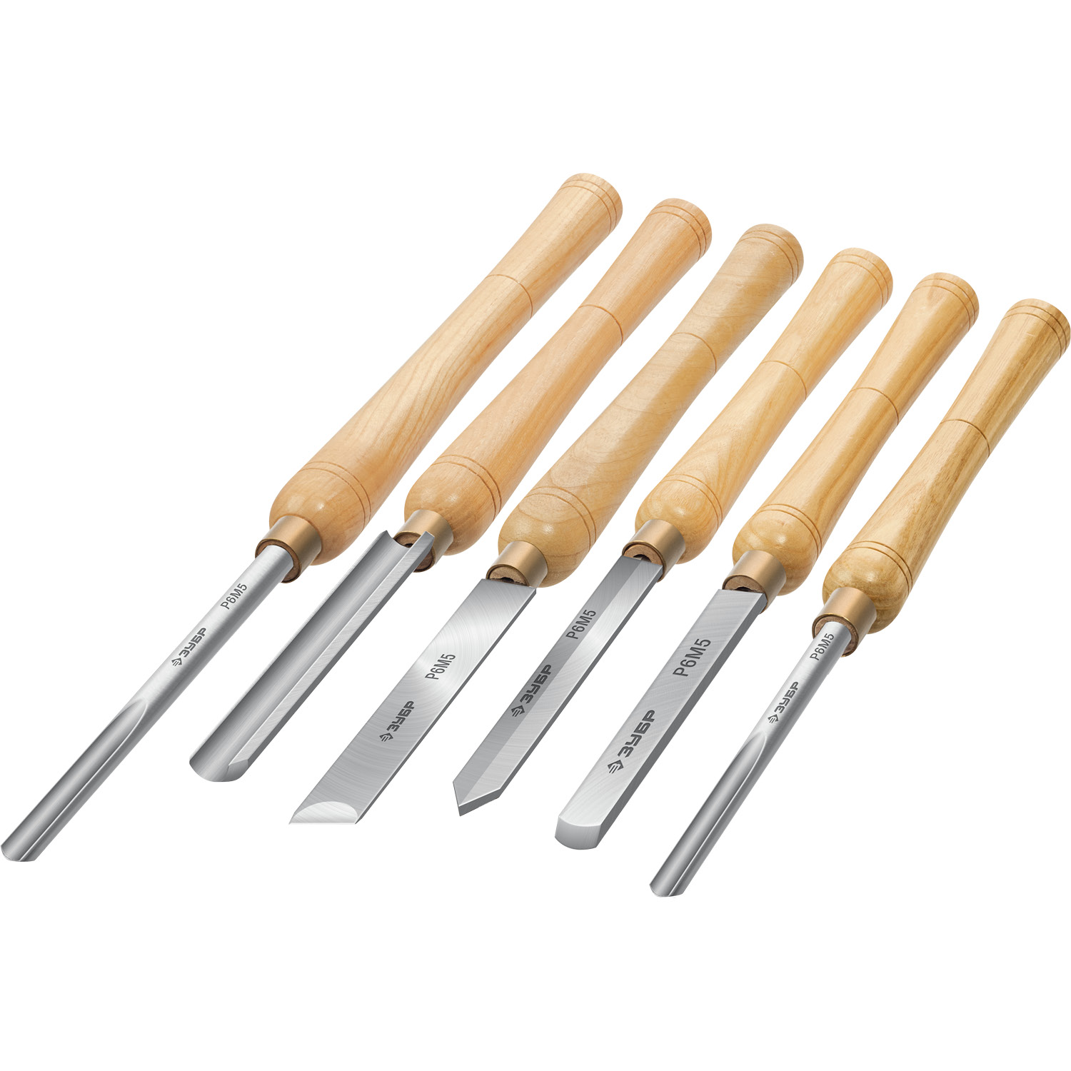 ЗУБР Эксперт-6, 6 предм., набор ручных резцов по дереву, Профессионал (18370) — фото 7