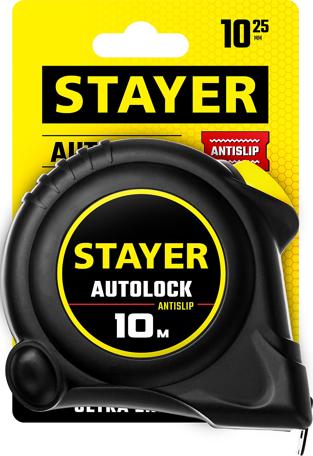 STAYER AutoLock, 10 м х 25 мм, рулетка с автостопом (2-34126-10-25) — фото 5