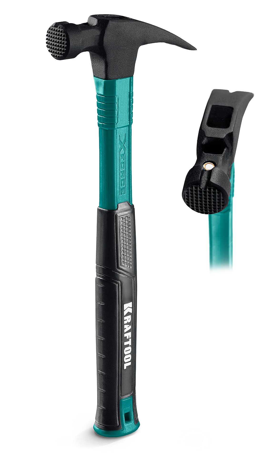 KRAFTOOL X-FORCE 450 г, столярный молоток-гвоздодёр (20265-45)