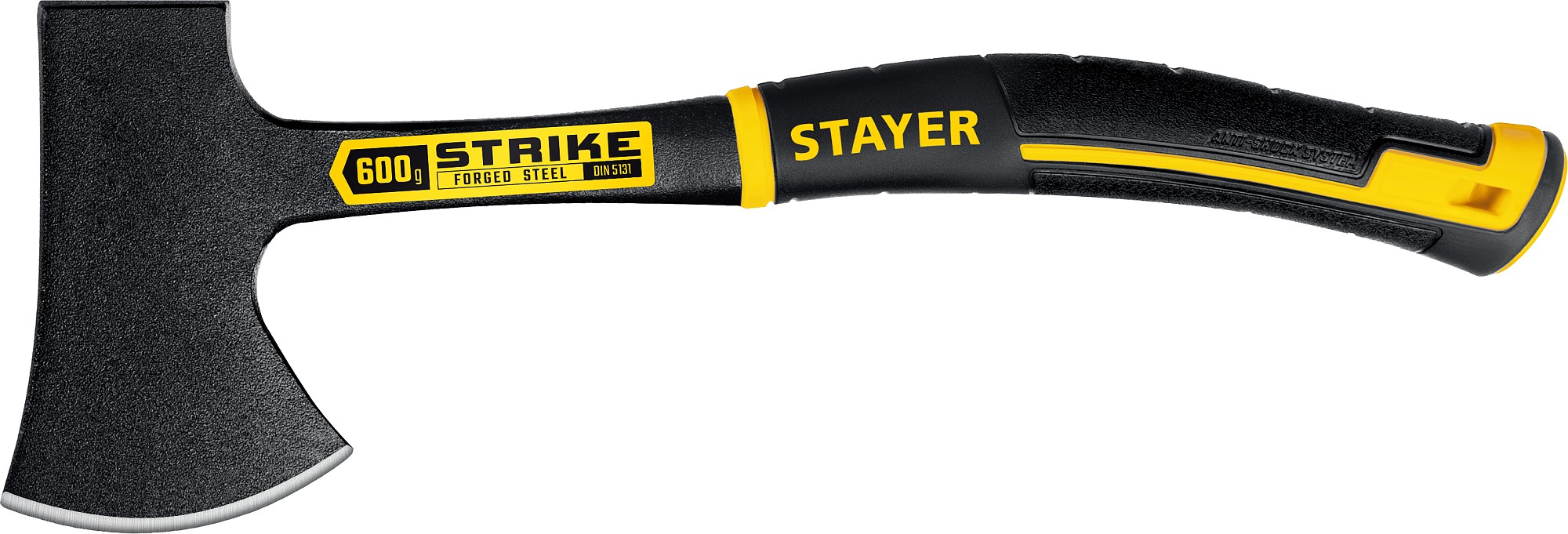 STAYER STRIKE, 600/850 г, 330 мм, цельнометаллический топор, Professional (2065-06) — фото 2