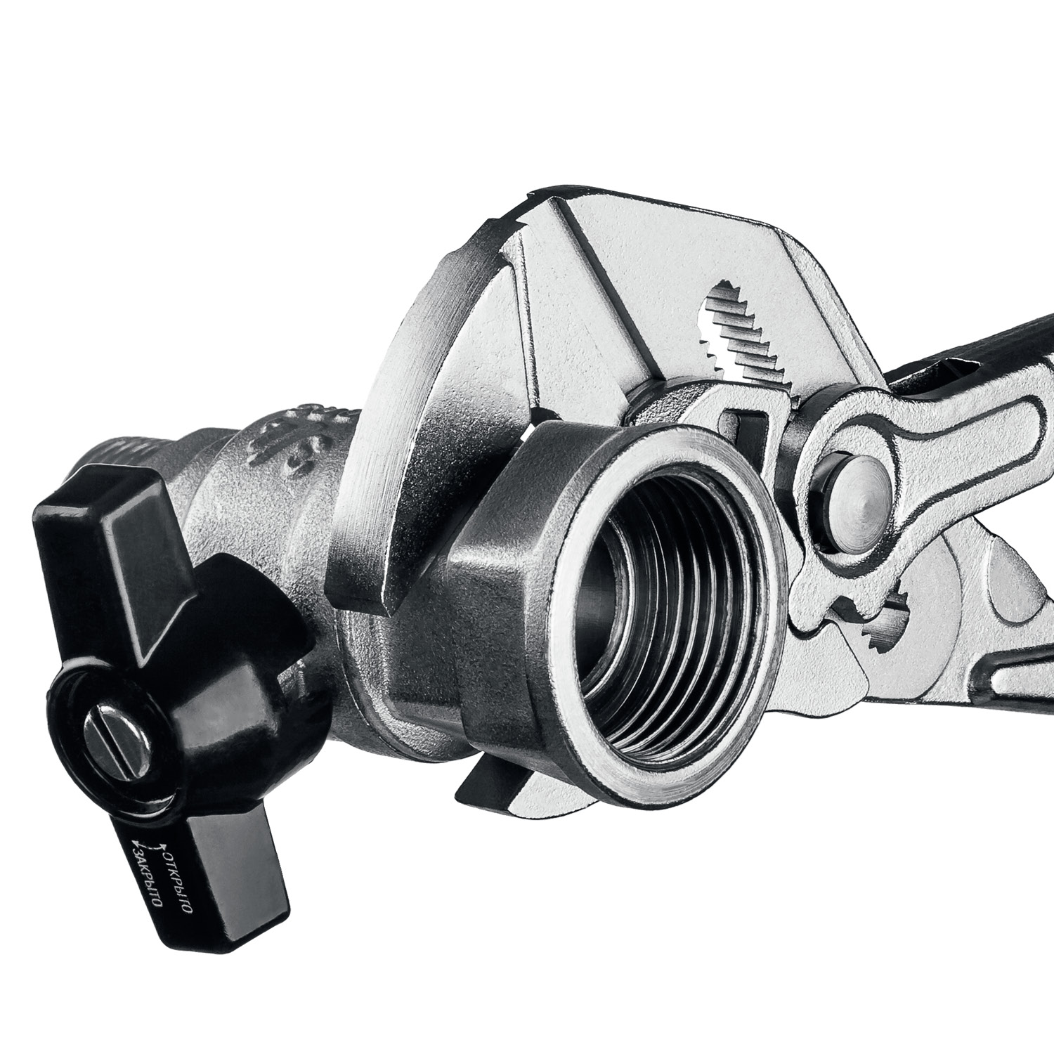 KRAFTOOL Vise-Wrench X, 250 мм, клещи переставные-гаечный ключ (22067) — фото 11
