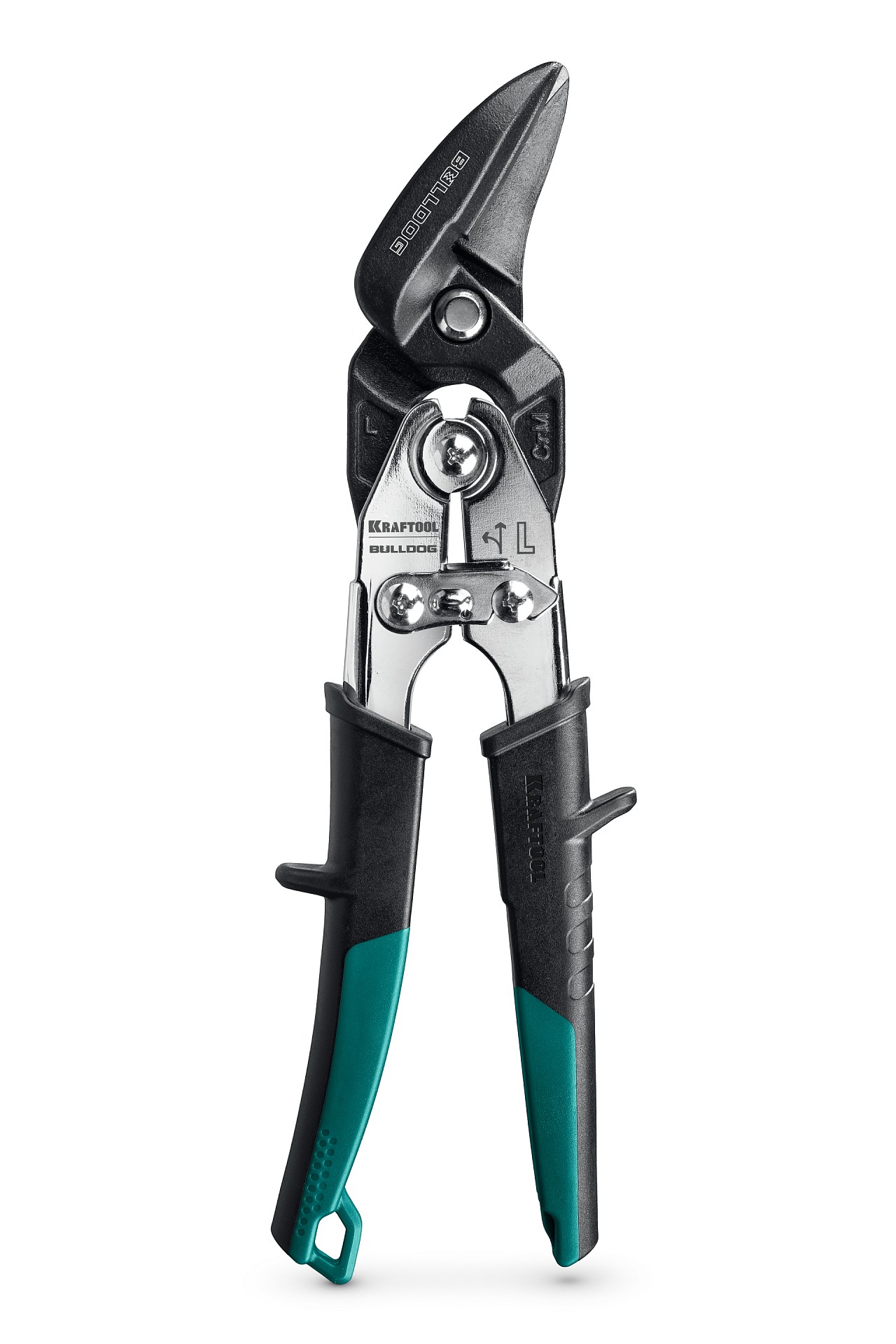 KRAFTOOL BULLDOG, 260 мм, левые усиленные с выносом ножницы по металлу (2325-L)