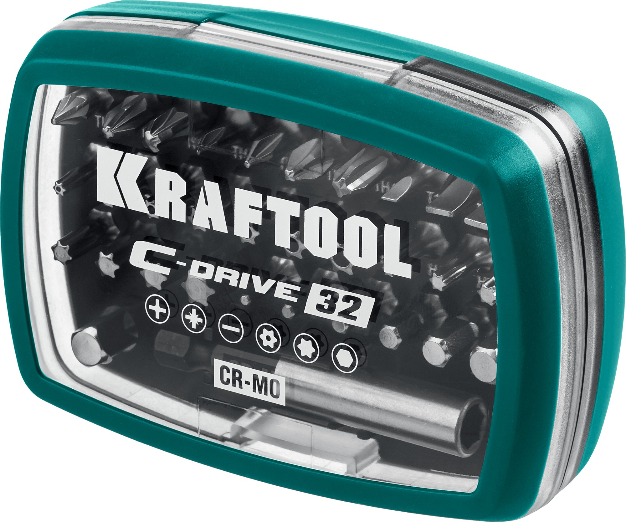 KRAFTOOL C-Drive 32, 32шт, набор многофункциональных бит (26067-H32) — фото 3