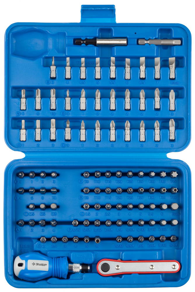 ЗУБР 99 шт, набор бит (26093-H99)