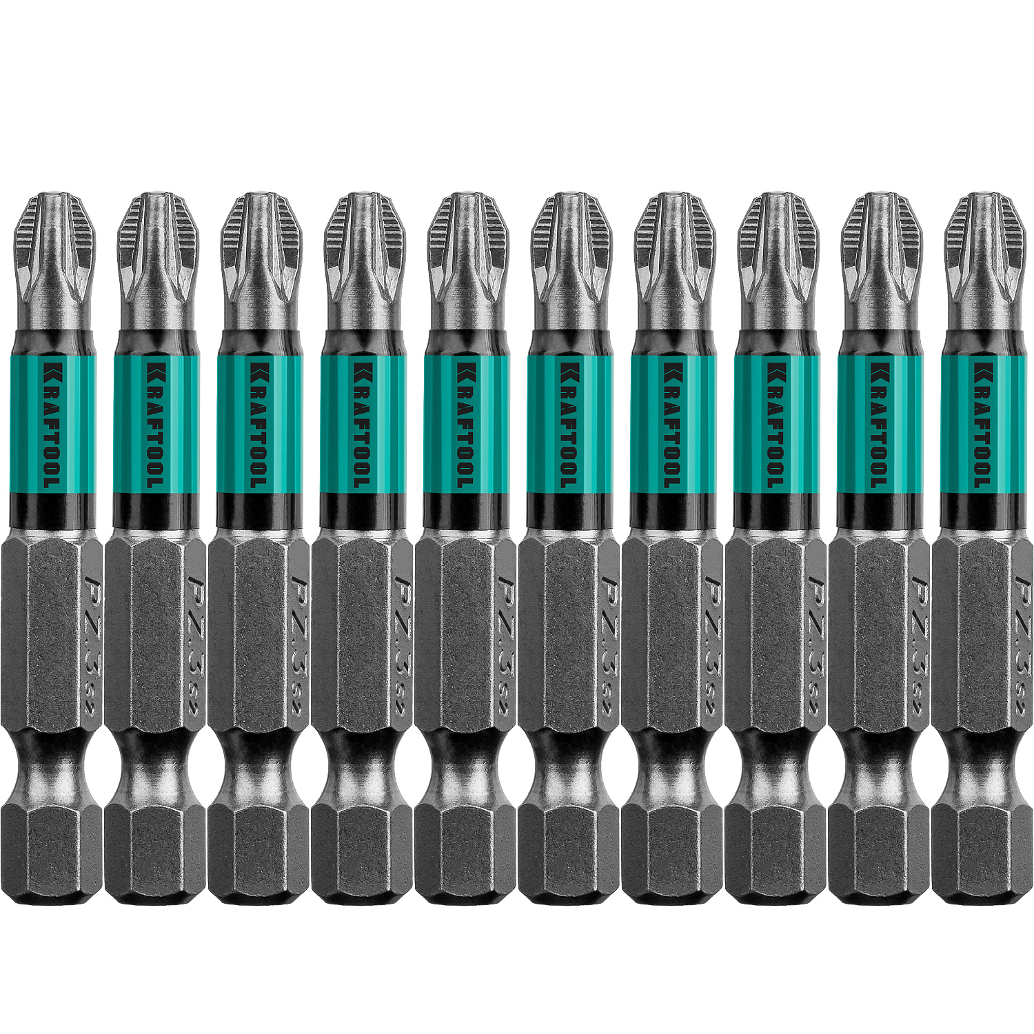 KRAFTOOL Optimum PZ3, 50 мм, 10 шт, биты (26124-3-50-10)