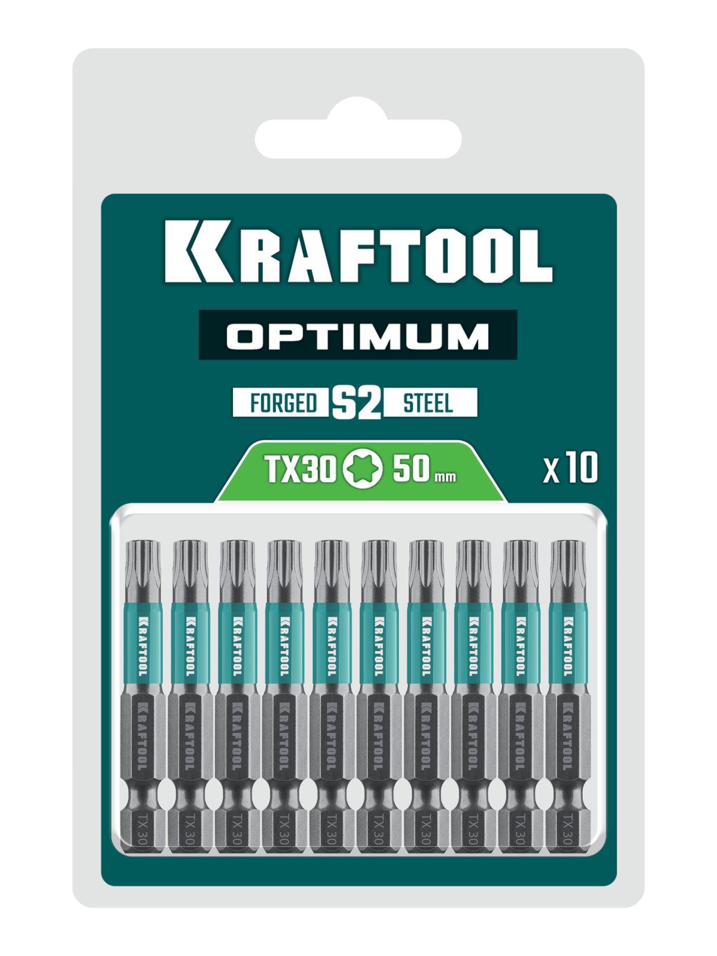 KRAFTOOL OPTIMUM TX 30, 50 мм, 10 шт, биты (26126-30-50-10) — фото 2