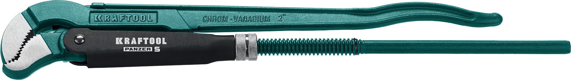 KRAFTOOL PANZER-S, №3, 2″, 560 мм, трубный ключ с изогнутыми губками (2733-20)