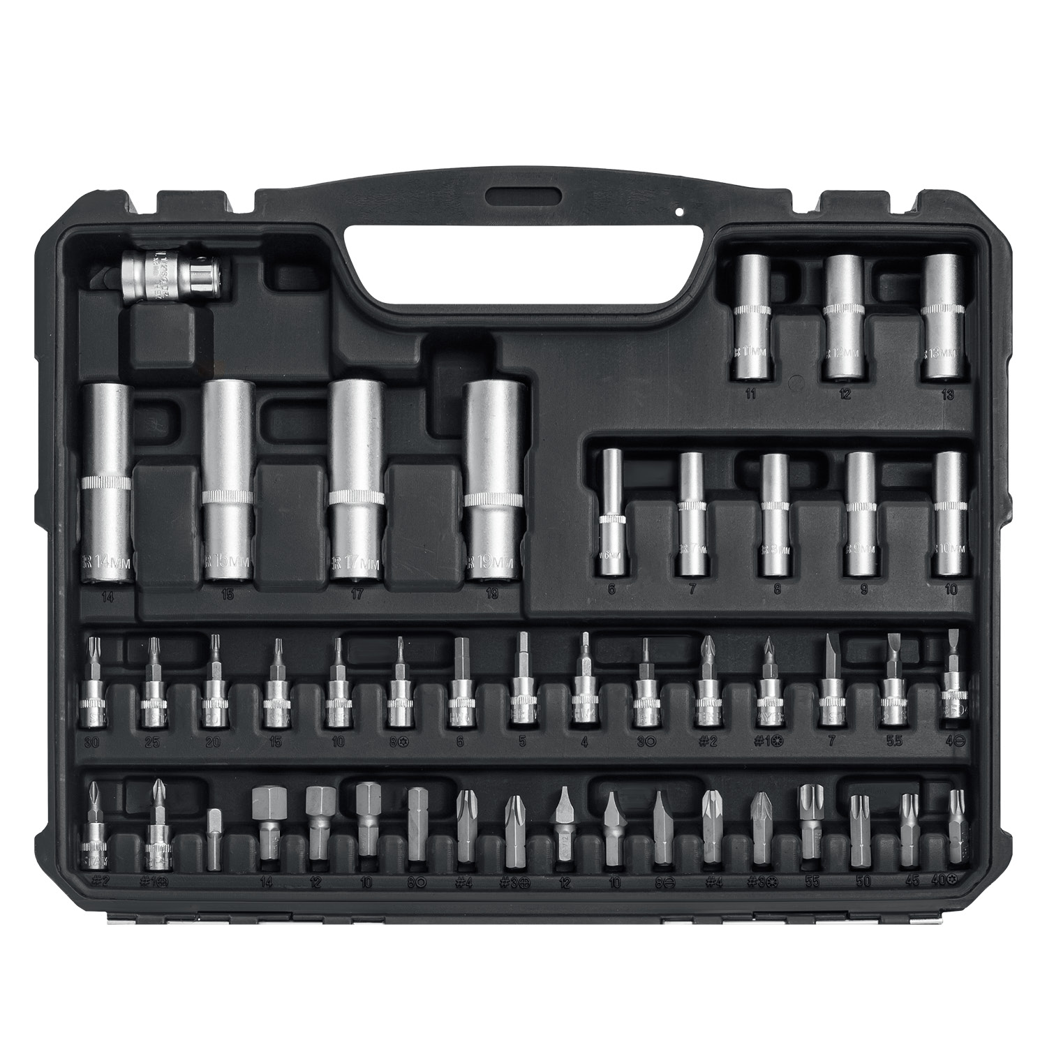 STAYER AUTO 94, 94 предм., (1/2″+1/4″), универсальный набор инструмента, Professional (27760-H94) — фото 6