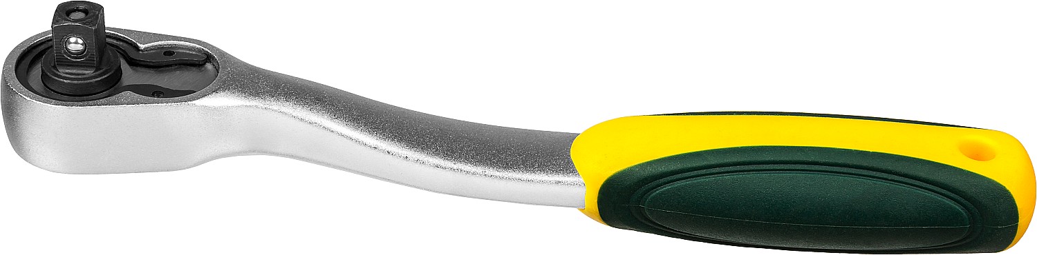 KRAFTOOL 1/4″, 72 зубца, изогнутая трещотка для торцовых головок, Pro (27795-1/4) — фото 3