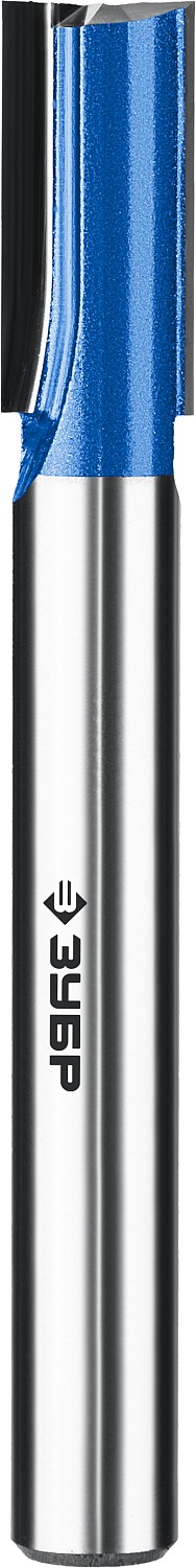 ЗУБР 14 x 30 мм, хвостовик 12 мм, фреза пазовая прямая с нижними подрезателями, Профессионал (28755-14-30)