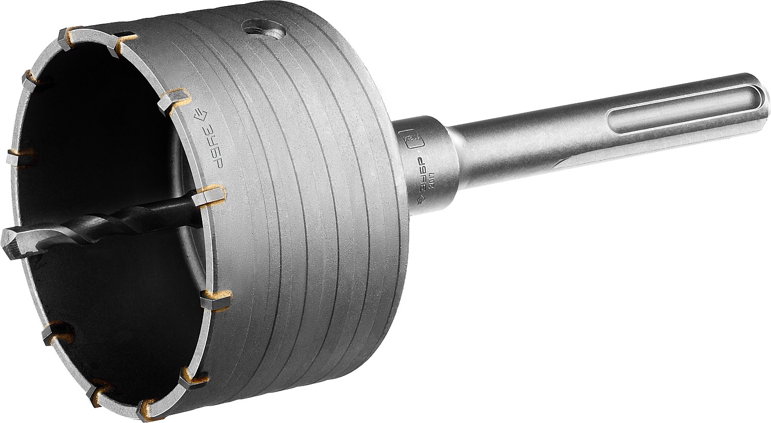 ЗУБР 100 мм, SDS - max, 12Т, коронка по бетону с державкой, Профессионал (2918-100)