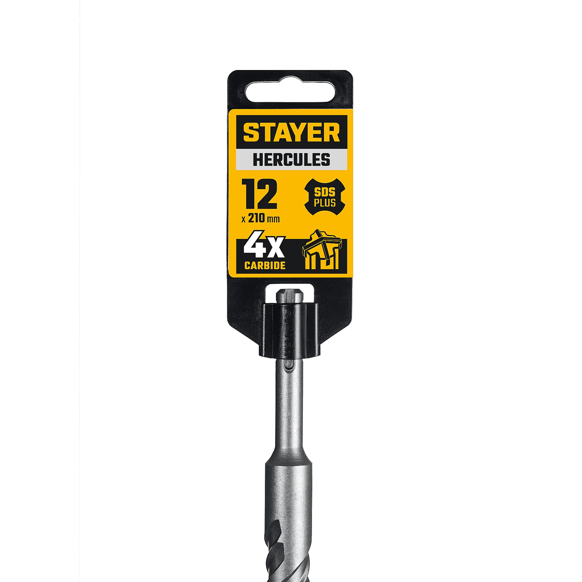 STAYER HERCULES-4Х 12x210 мм, SDS-plus бур (29290-210-12) — фото 6