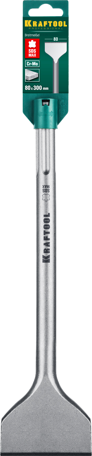 KRAFTOOL ALLIGATOR, 80 х 300 мм, SDS-max, плоское широкое зубило (29335-80-300) — фото 4