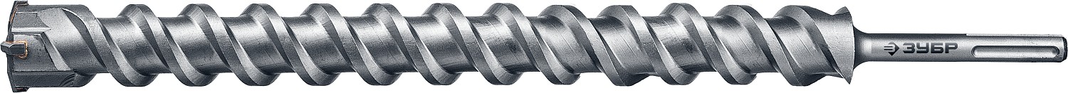 ЗУБР 52 x 610/720 мм, SDS-max бур, Профессионал (29350-610-52)