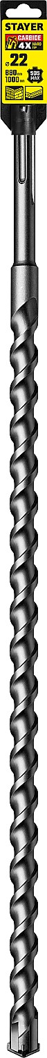 STAYER Hercules-4Х, 22 x 880/1000 мм, SDS-max бур, Professional (29370-880-22) — фото 4