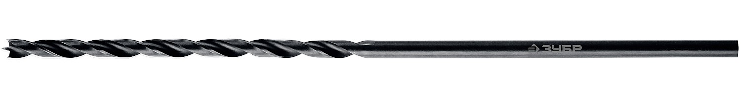 ЗУБР d 10 x 300/150 мм, М-образная заточка, спиральное сверло по дереву, Профессионал (29421-300-10)