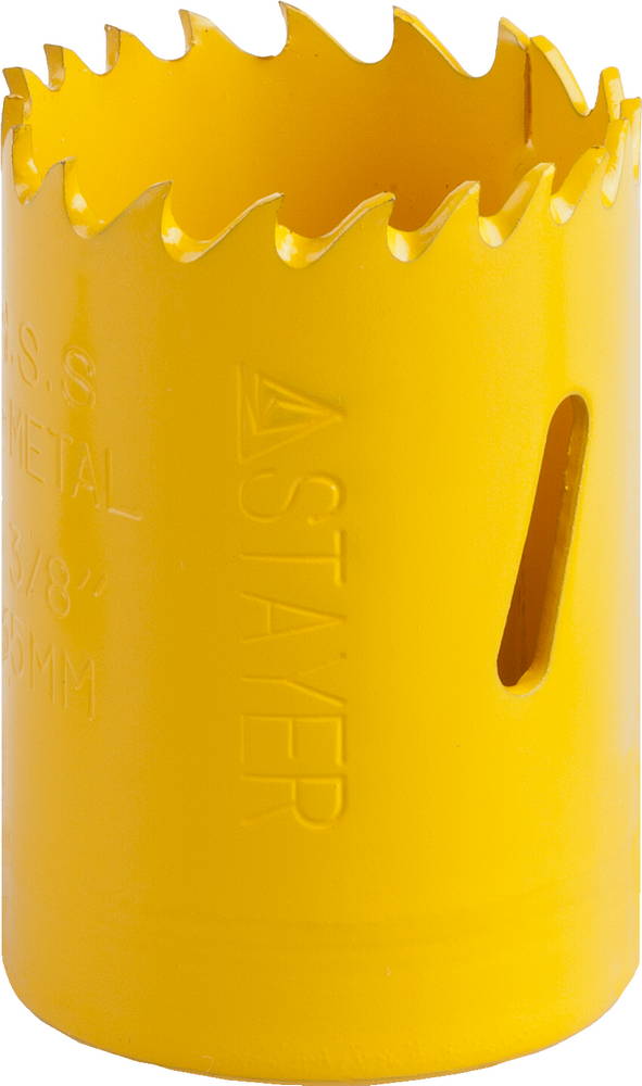 STAYER COBRA-BiM 35 мм биметаллическая коронка, сталь HSS (29547-035)