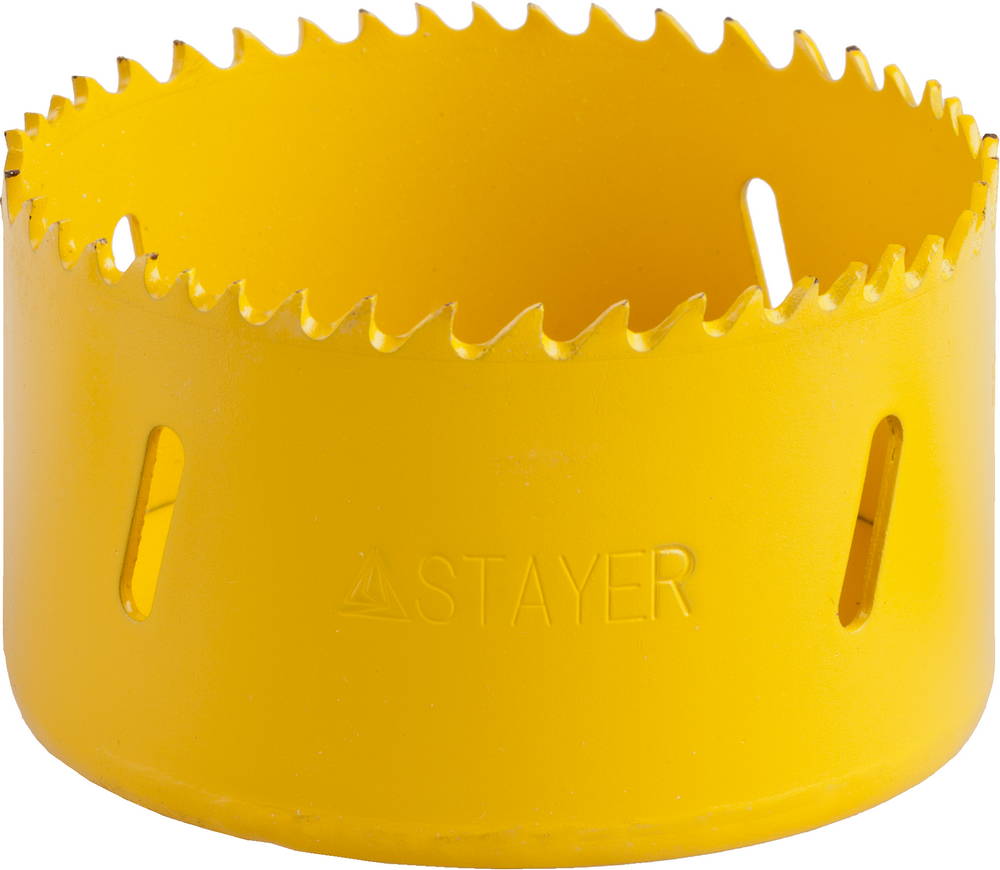 STAYER COBRA-BiM 76 мм биметаллическая коронка, сталь HSS (29547-076)