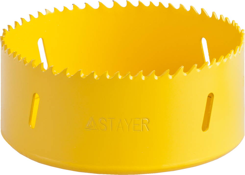 STAYER COBRA-BiM 102 мм биметаллическая коронка, сталь HSS (29547-102)