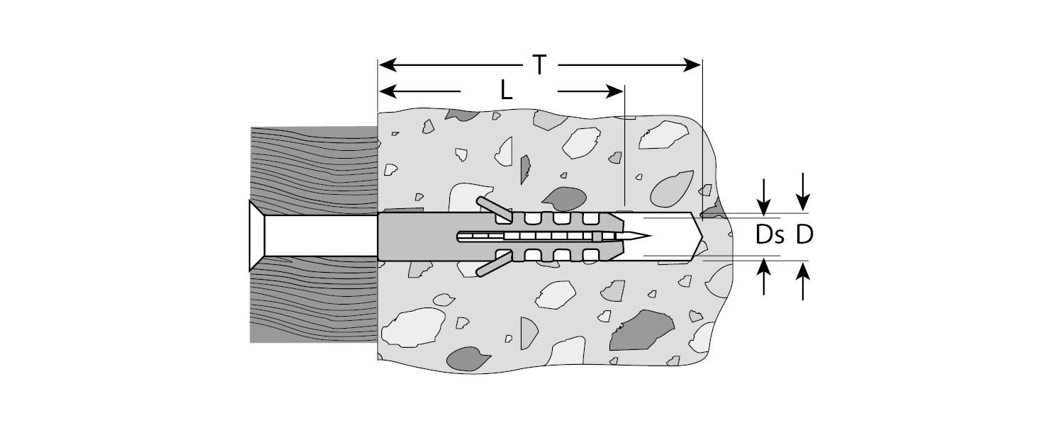 ЗУБР ЕВРО, 12 х 60 мм, 250 шт, распорный дюбель (301010-12-060) — фото 2