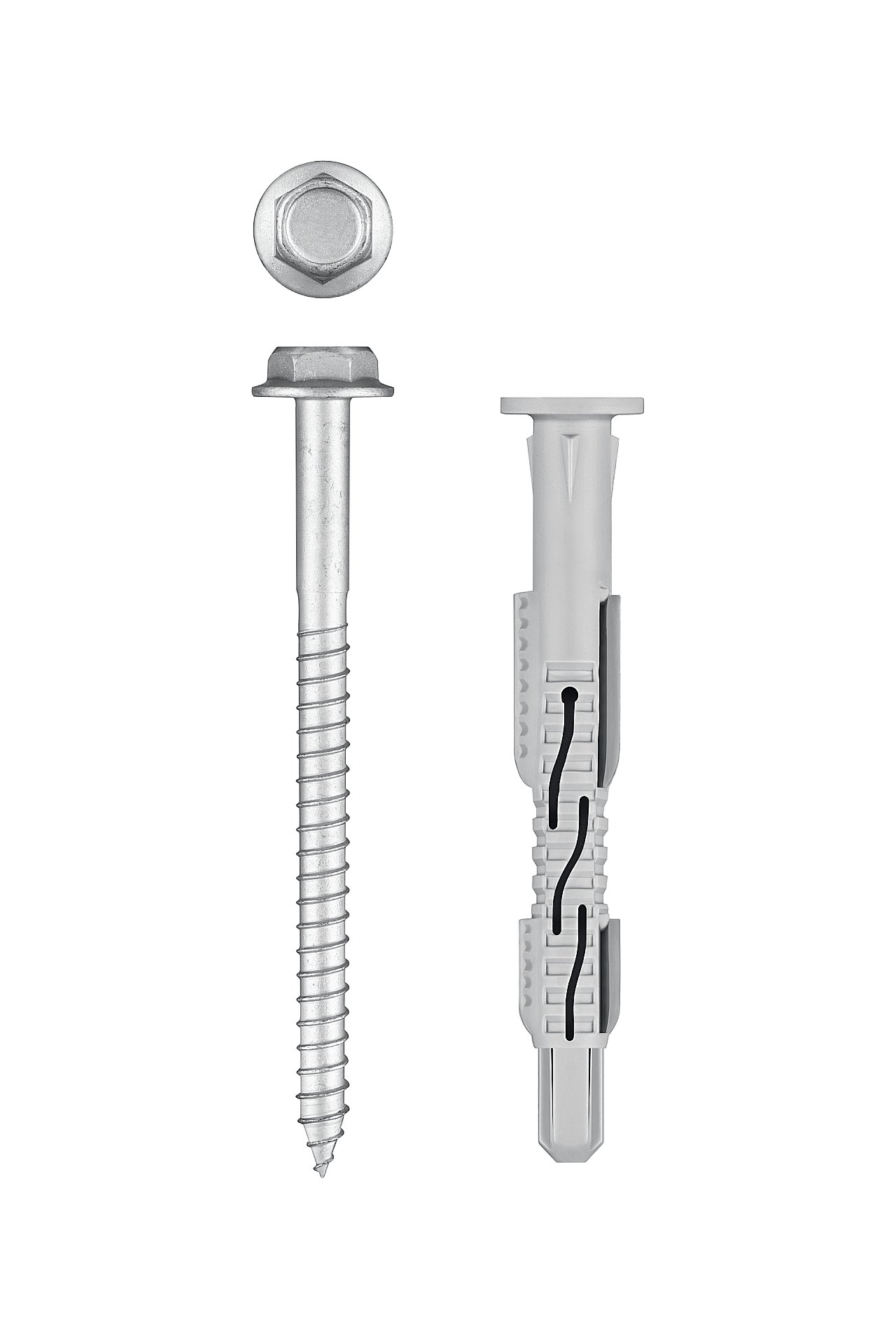 ЗУБР ФД-Ц 10x 100 мм, фасадный дюбель, нейлон/цинк, 50 шт (301455-100)