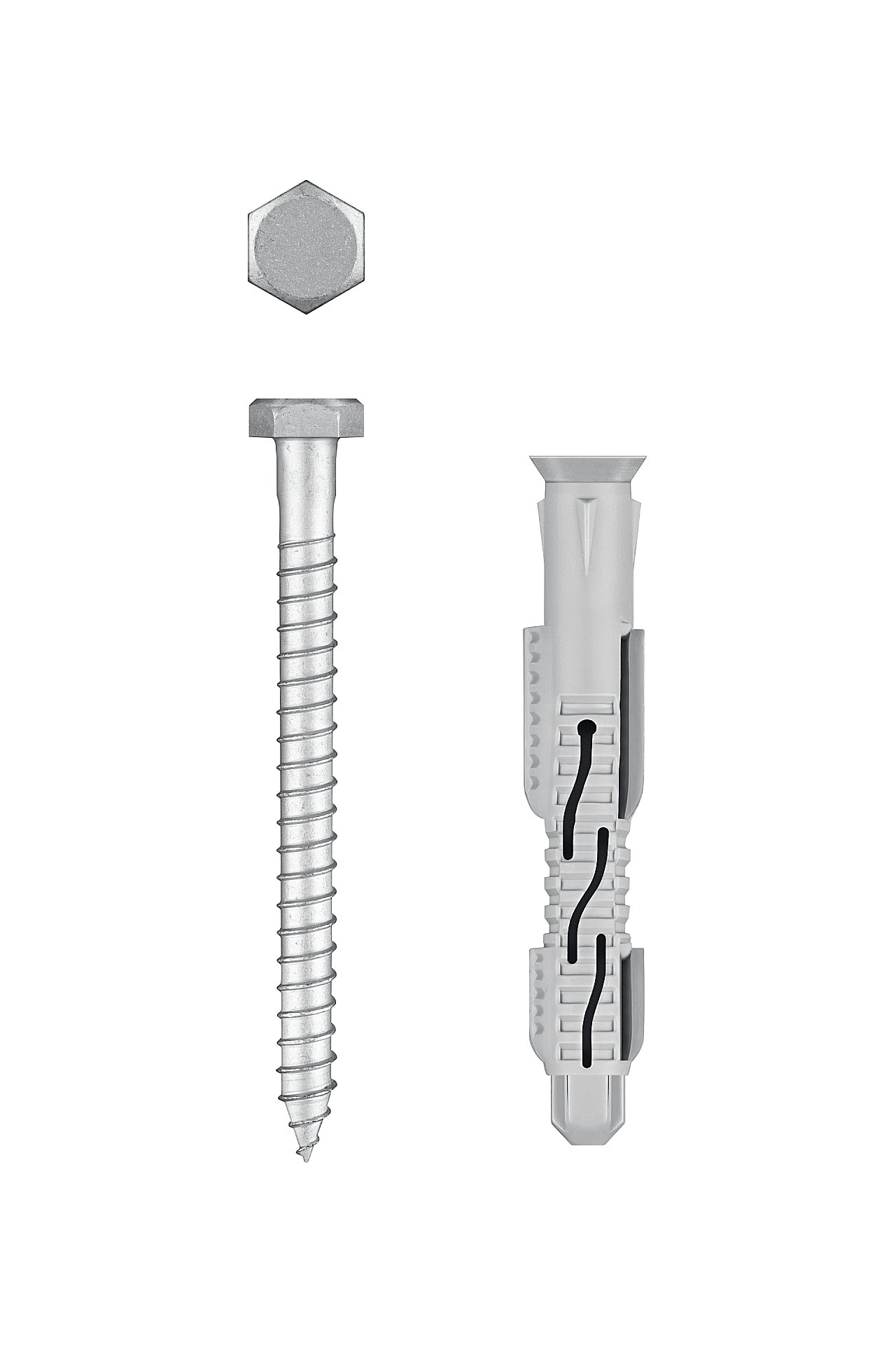 ЗУБР ФД-П 10 x 80 мм, фасадный дюбель, нейлон/цинк, 50 шт (301475-080)