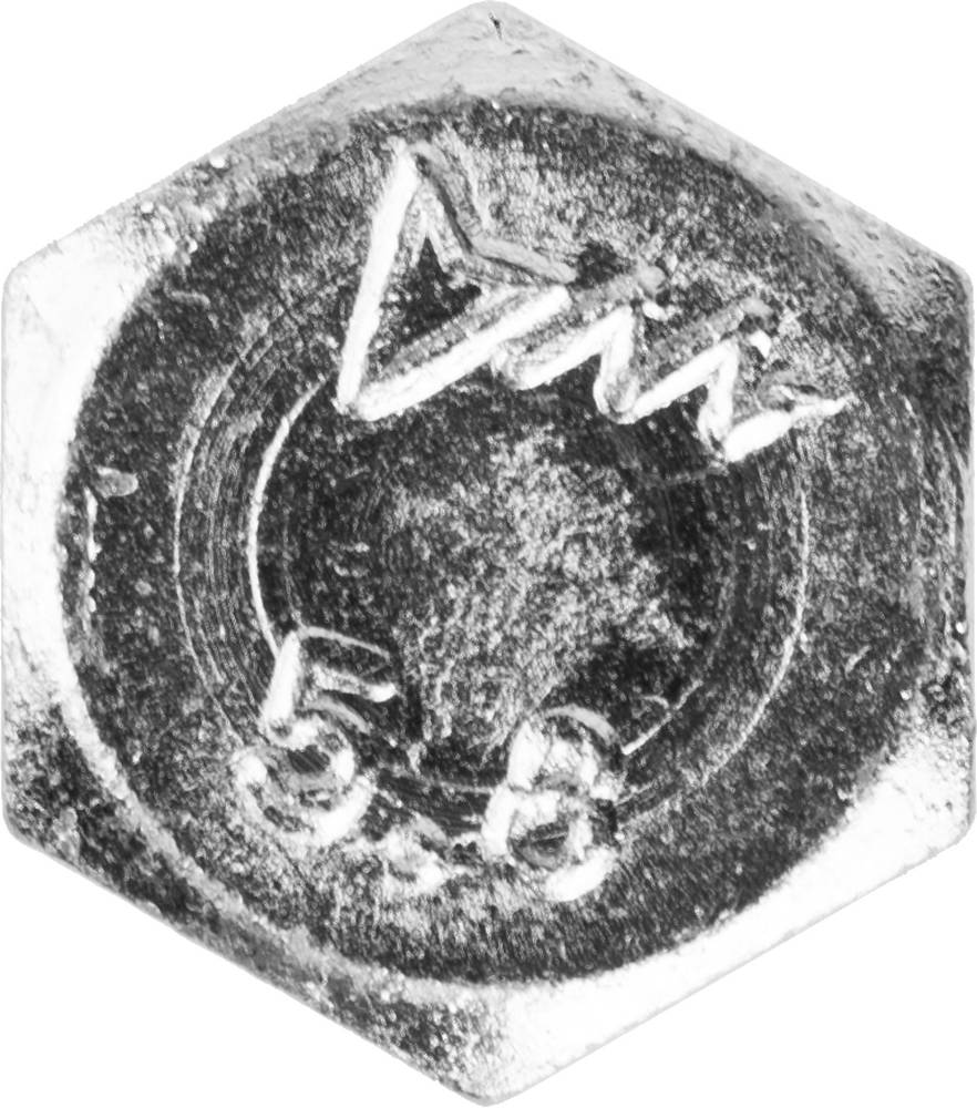 ЗУБР ГОСТ 7798-70, кл. пр. 5.8, M10 х 50 мм, цинк, 5 кг, болт (303080-10-050) — фото 2