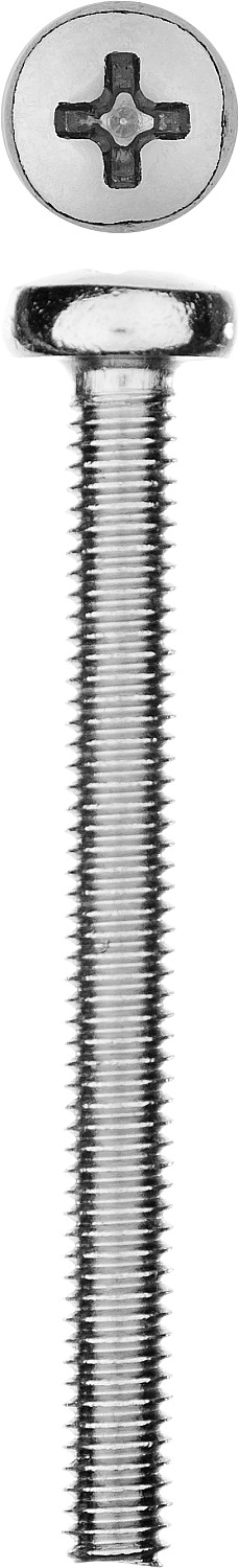 ЗУБР DIN 7985, кл. пр. 4.8, M4 х 40 мм, цинк, 9 шт, винт с полусферической головкой (303156-04-040)