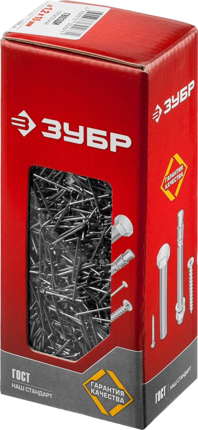 ЗУБР ГОСТ 4028-63, 16 x 1.2 мм, 1 кг, строительные гвозди (305011-12-016) — фото 3