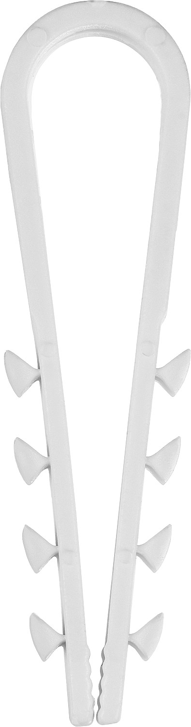 ЗУБР ДХ-К, 5 - 10 мм, нейлон, 100 шт, дюбель-хомут для круглого кабеля (30911-10)