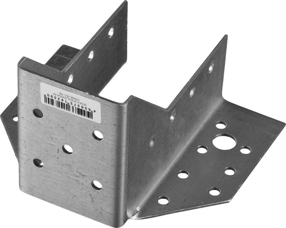 ЗУБР КБО-2.0, 51 x 105 x 2 мм, цинк, открытое крепление балки (310186-051-105) — фото 4