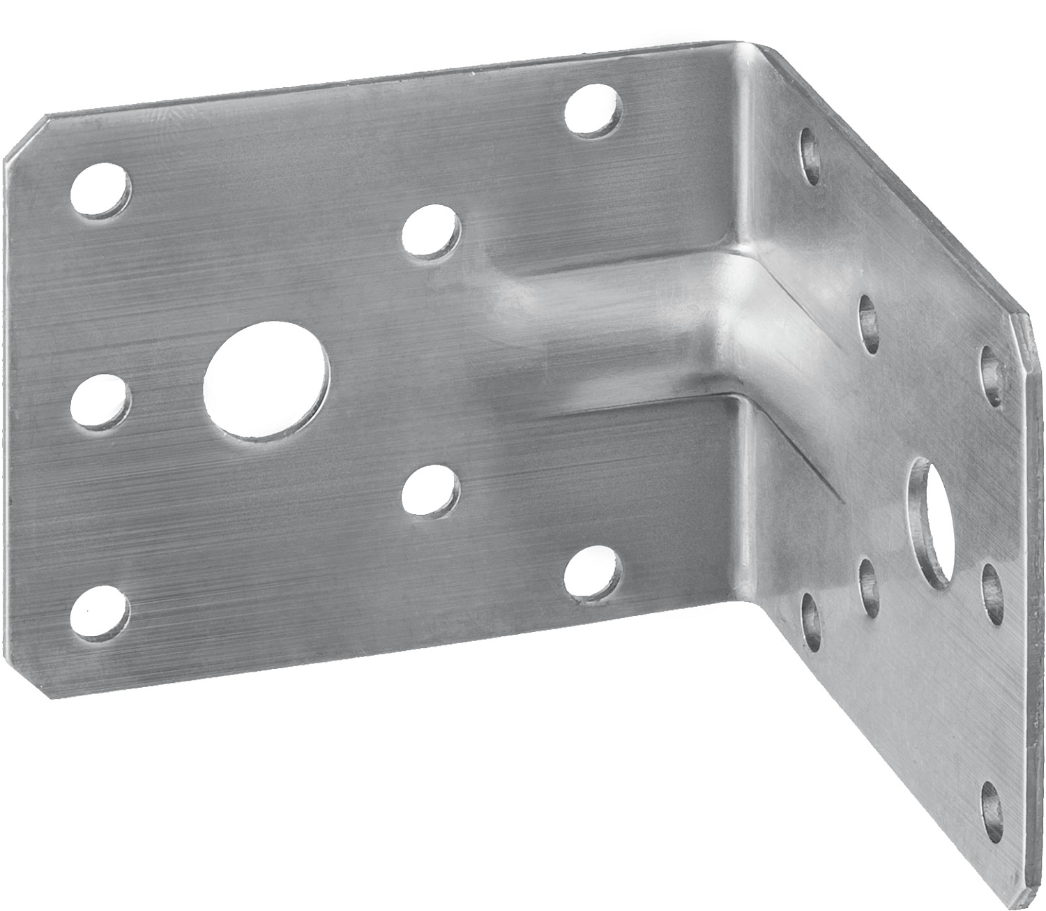 ЗУБР УНКУ-2.0, 55 x 70 x 70 x 2 мм, усиленный нержавеющий крепежный уголок, Профессионал (310516-55)