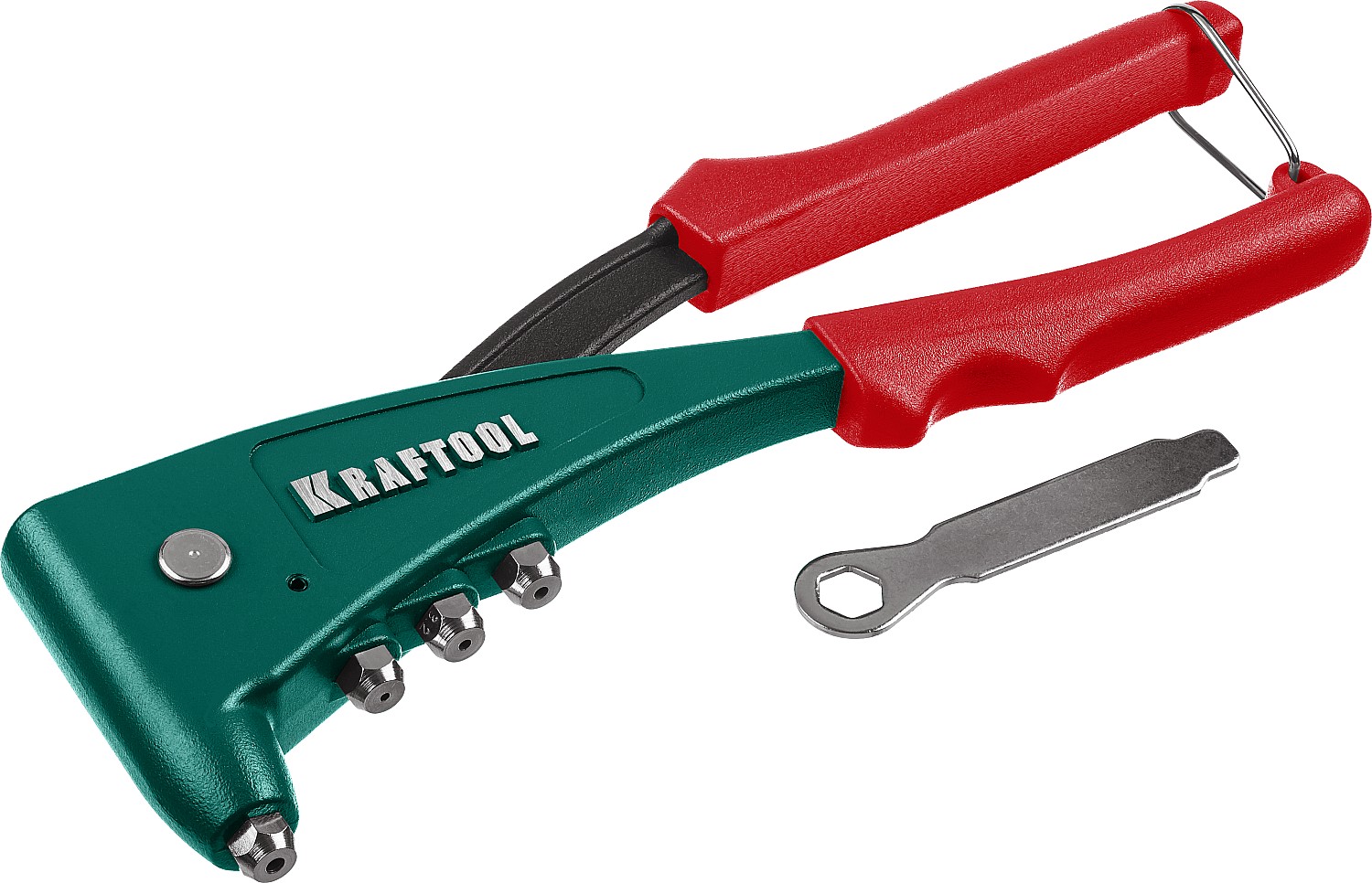 KRAFTOOL X-5F, 2.4 - 4.8 мм, 260 мм, удержание заклепки, литой заклепочник (31173)