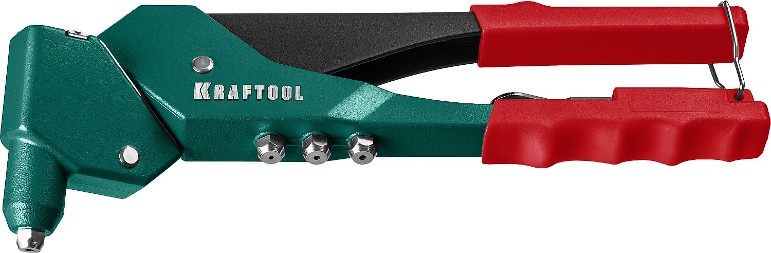 KRAFTOOL RX-7, 360°, 2.4 - 4.8 мм, 280 мм, литой поворотный заклепочник (31176)