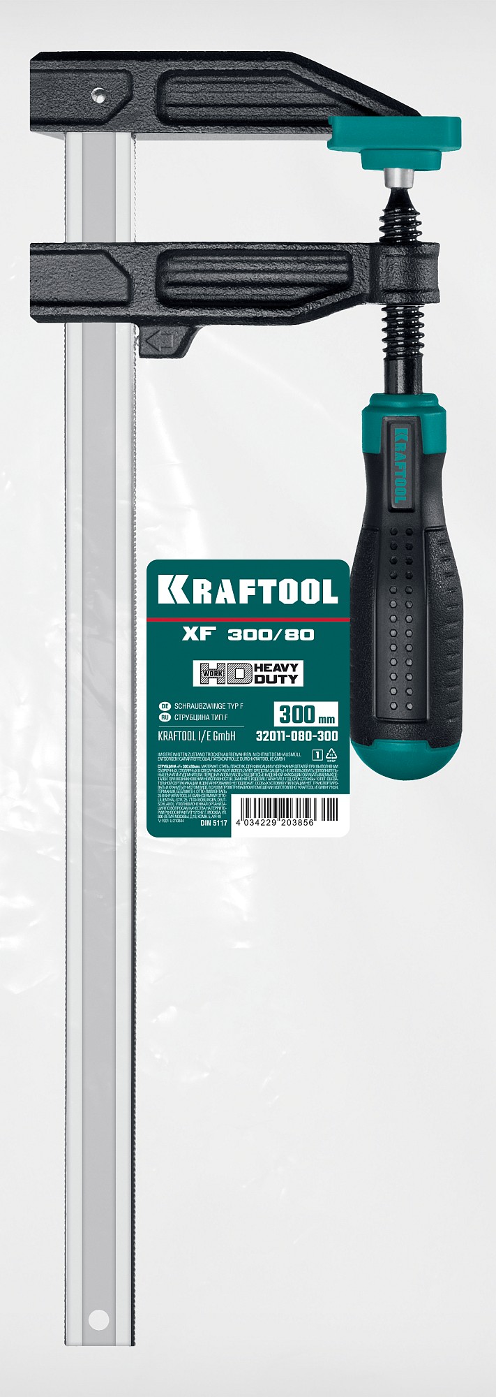 KRAFTOOL MF-300/080, 80 х 300 мм, струбцина F (32011-080-300) — фото 7