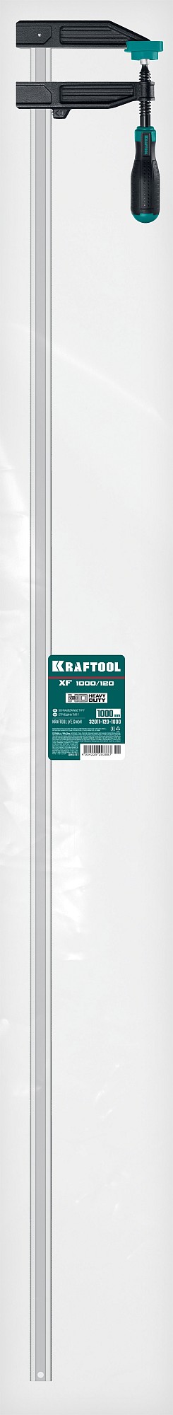 KRAFTOOL MF-1000/120, 120 х 1000 мм, струбцина F (32011-120-1000) — фото 7