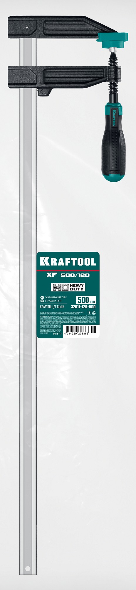 KRAFTOOL MF-500/120, 120 х 500 мм, струбцина F (32011-120-500) — фото 7
